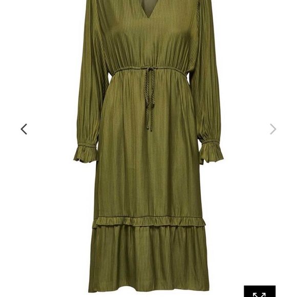 NWT | Selected Femme | Callie Damina Midi Dress | Size US 6 - Picture 6 of 13